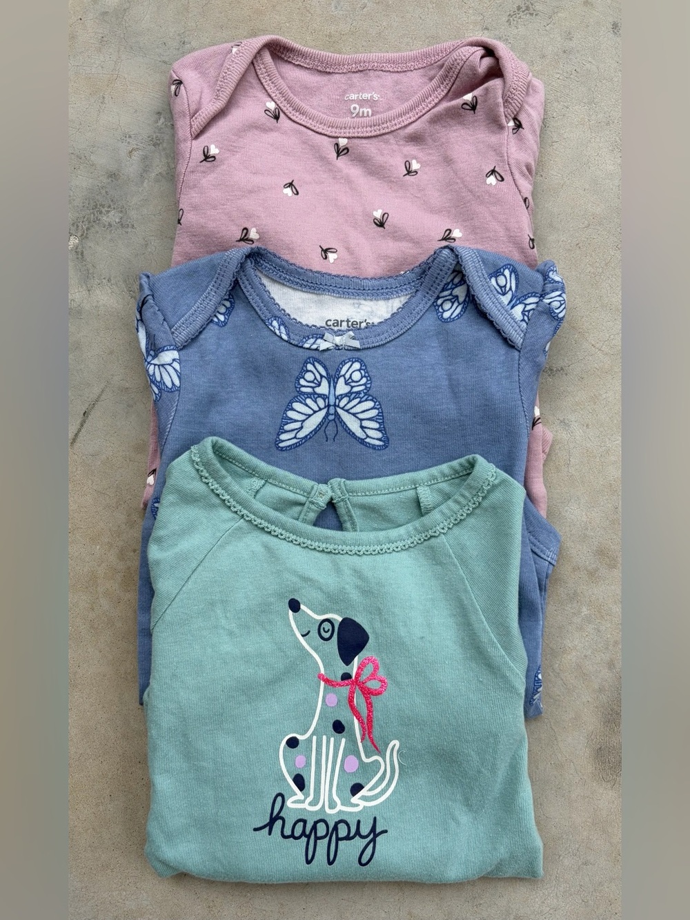 Onesie Bundle - 3 Piece Set - Size 9 Months